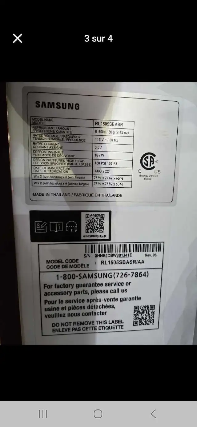 réfrigérateur samsung in Refrigerators in Laval / North Shore - Image 6