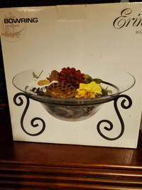 Bowring Decorative Bowl & Stand - REDUCED