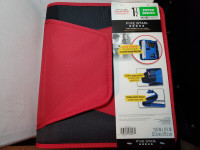 Five Star zipper binder 1"1/2 (2 colors)/cartable durable neuf