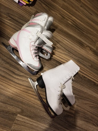 Girl's figure skates: Riedell $50, Winnwell $20 sz Jr 1, SW side