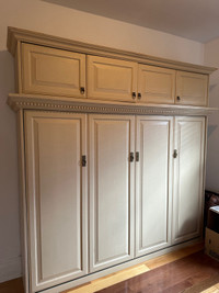Wall bed murphy bed with storage 
