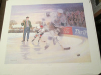 Wayne Gretzky - A Boy and His Dream Lithograph Celebrity Edition