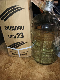 Wind and beer Glass carboy