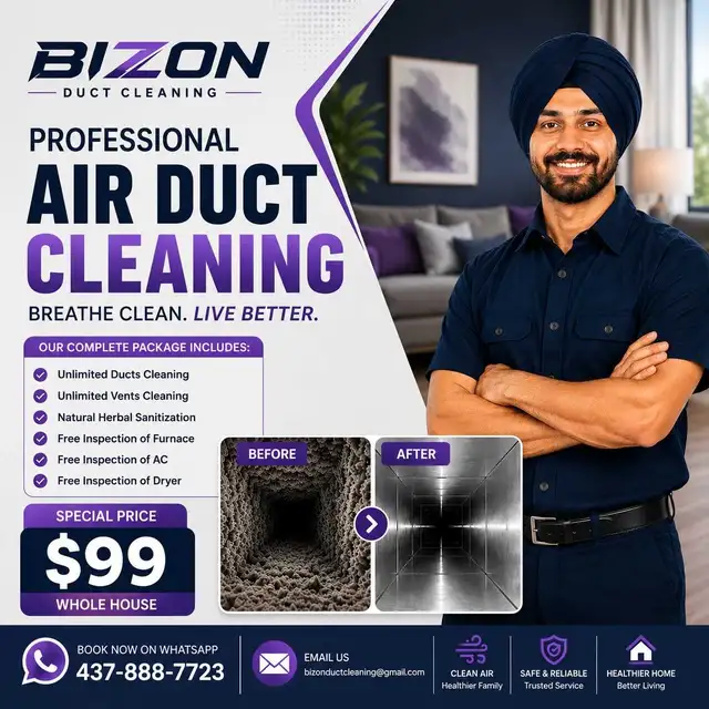 Air Duct and Furnace Cleaning - $99