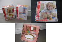 Wooden Toy Playsets Lot of 4 New