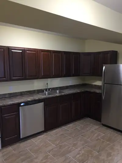 2 Bedroom in town of Bridgewater. Unit has balcony looking over the Lahave river with and heat pump....