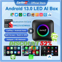 CarlinKit CarPlay Ai TV Box Android 13 SDM660 Wireless CarPlay A