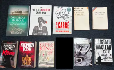 Books, novels, classics, sci-fi, spy, thriller $3 each, View more