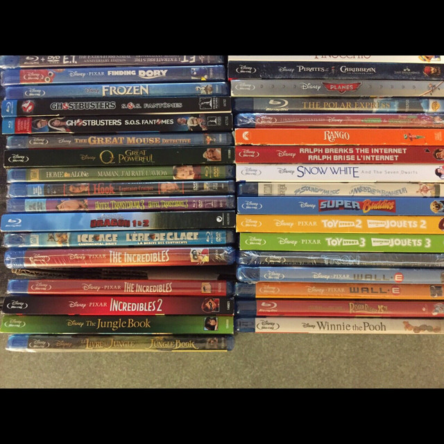 Huge lot of Brand New Sealed Disney blurays cars Cinderella in CDs, DVDs & Blu-ray in Calgary - Image 3