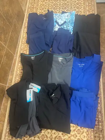 17 plus size 2x women nursing scrubs tops/bottm lot for only $40, View more