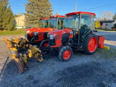 2014 Tracteur Kubota L4060 Diesel 4X4 Tractor Snow Removal Plow