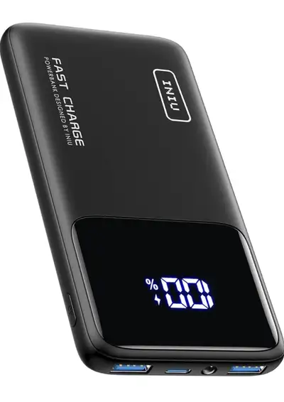 INIU Power Bank, 10500mAh Slimmest USB C Portable Charger, 22.5W, View more