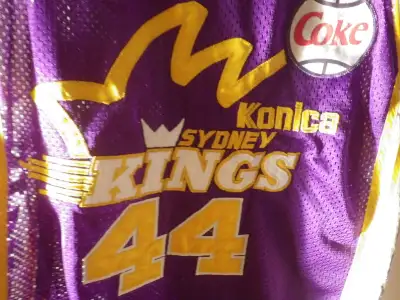 NBL No 44 SIDNEY JERSEY SIDNEY KINGS DWAYNE McCLAIN, View more