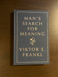 Man's Search for Meaning - Viktor E Frankl - Hardcover Book
