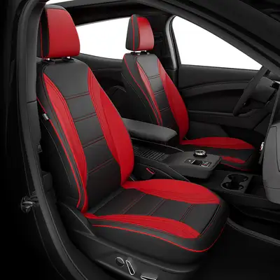 NEUF: Housses siège Ford Mustang Mach-E 2021-2023 Noir/Rouge, View more