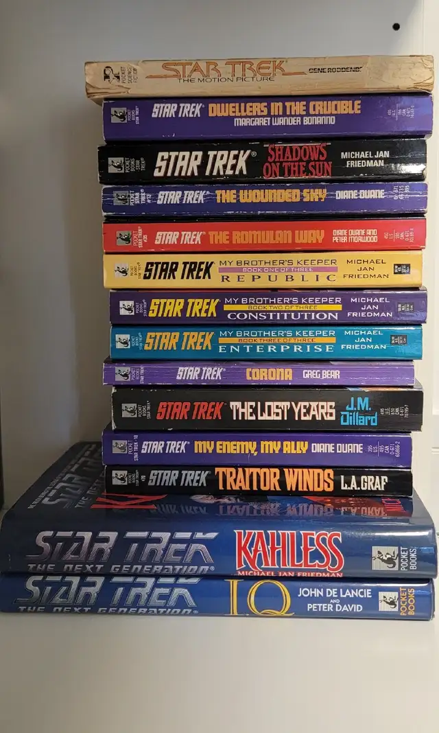 Star Trek Novels in Fiction in Kitchener / Waterloo - Image 2
