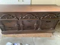 Solid wood cabinet. Finger jointed (no nails)