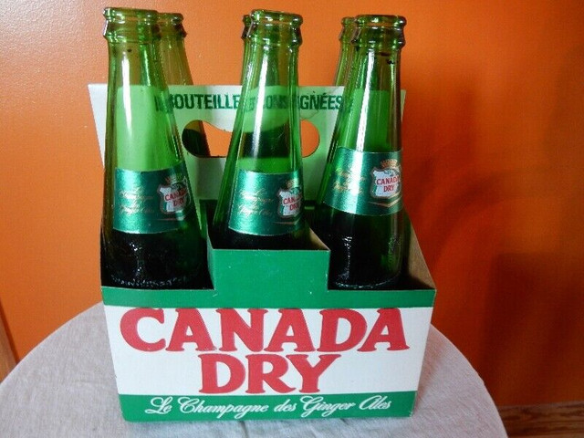 Vintage 6-pack carton of Canada Dry bottles in Arts & Collectibles in Saskatoon