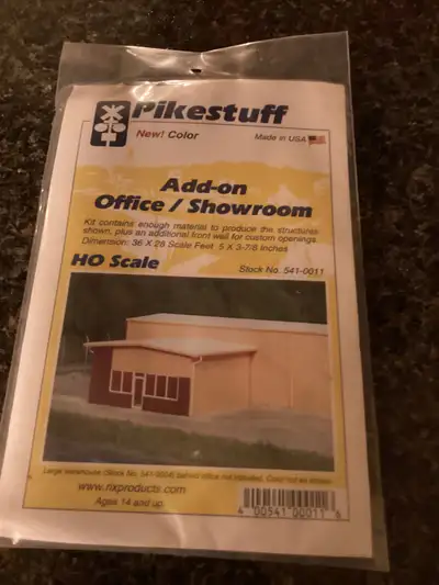 Pikestuff Ho scale Add On Office Showroom, View more