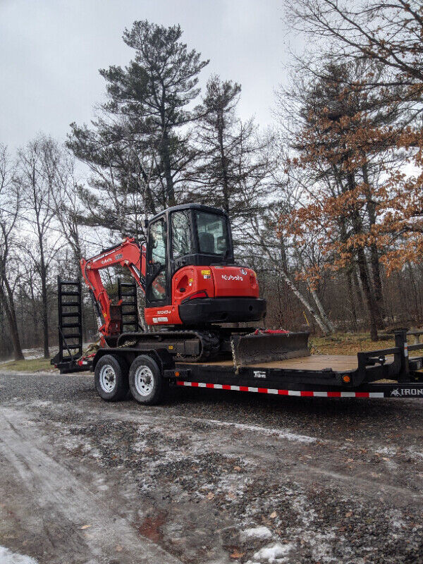 Mini Excavator rental and skid steer with operator Heavy Equipment