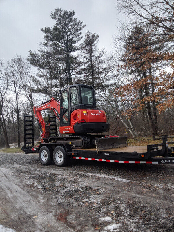 Mini Excavator rental and skid steer with operator Heavy Equipment