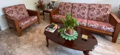 Futon sofa and chair, View more