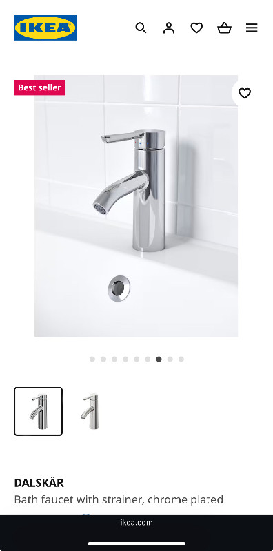 IKEA Dalskar Bathroom Faucet .chrome.in box. in Bathwares in London - Image 2