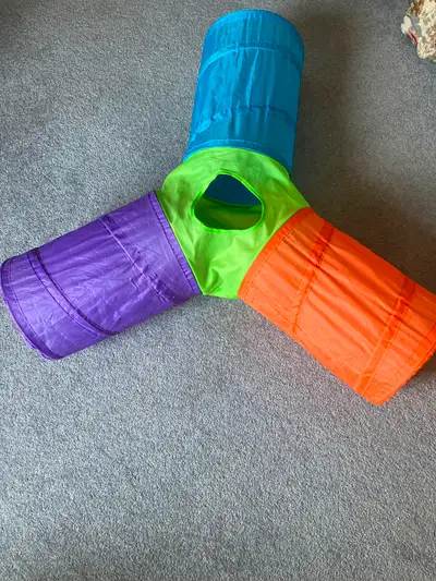3 Cat/Dog Tunnels with Hanging Ball Inside, View more