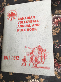 CANADIAN VOLLEYBALL ANNUAL &amp; RULE 1971-72