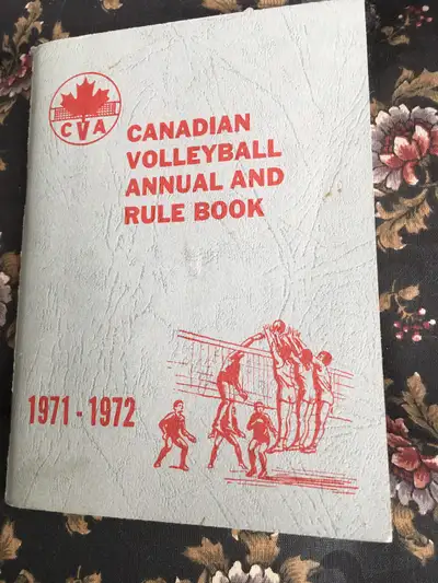CANADIAN VOLLEYBALL ANNUAL /RULE 1971-72, View more