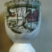Collectible Egg Cups.  "The Ice House"