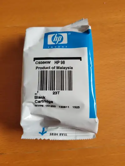 HP Original Black Ink cartridge - 3 x C9364W HP 98, View more