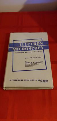 1949, ELECTRON MICROSCOPY TEXT BOOK!!!