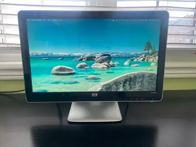HP 2009M Glossy Screen 20” LCD Monitor, View more