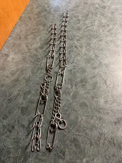 2 small to medium sized prong collars , View more