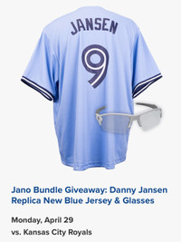 Blue Jays Jansen  ‘Jano’  Jersey/Glasses