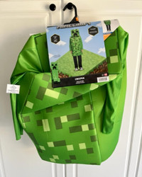 Brand New ***Minecraft*** Creeper Costume Kids (8-10)
