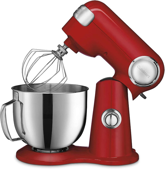 Cuisinart Batteur sur pied, Rouge Rubis SM 50-RC - NEUF dans Robots culinaires et mélangeurs  à Laval/Rive Nord - Image 2