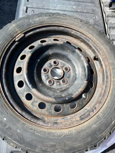 Winter tires on Steel rims. P205/45R16 $150. Pick up Waverley Road and Bowmanville Avenue area near...