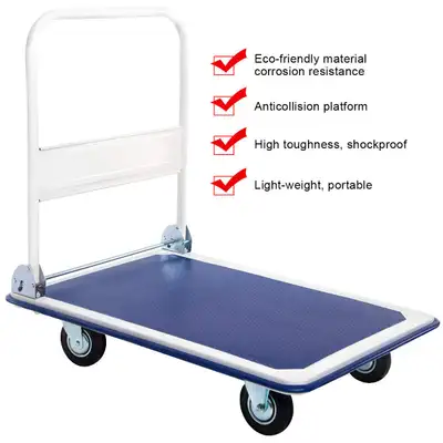 Goplus Folding Platform Cart, Hand Platform Truck Push Dolly, Ro, View more