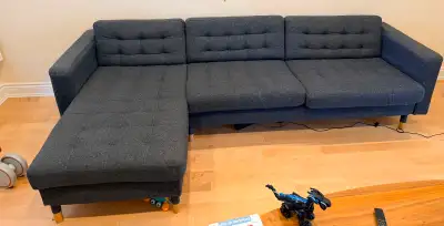Ikea Morabo sectional sofa with chaise, View more