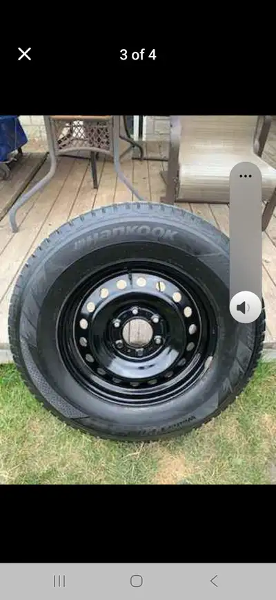 4 hankook winter pike x (265/65R17) 1127 Winter Tires Asking 1500. They came off a Ford Ranger