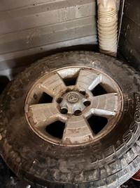 17 inch Toyota Tacoma rims with tires 