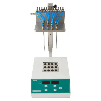 12-Gas-Needles Sample Concentrator Nitrogen Evaporator 056481, View more