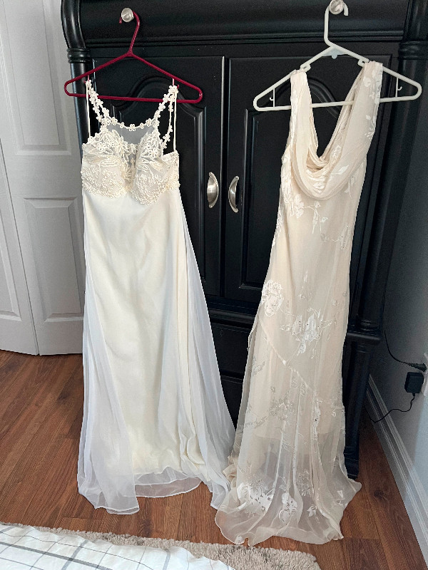 One dress - white, size 8 - left side of picture in Women's - Dresses & Skirts in Charlottetown - Image 2