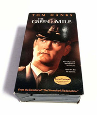 Tom Hank THE GREEN MILE VHS lot de 2 classique