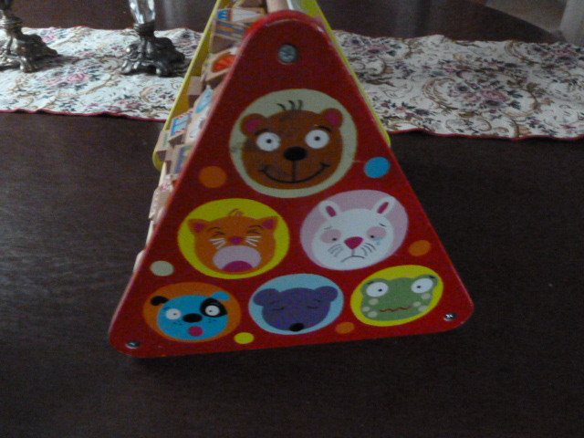 Wooden triangle activity toy in Toys in Ottawa - Image 3
