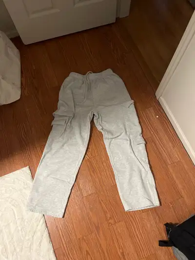 Garage White Cargo Sweats, View more