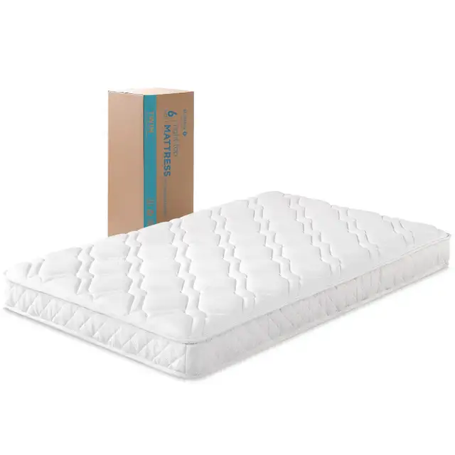 Spa Sensations by Zinus 6 Inch Bunk Bed iCoil® Spring Supportive in Beds & Mattresses in Mississauga / Peel Region - Image 3