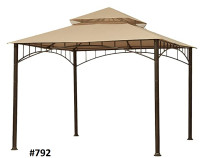 NEW 8x10ft Beige Gazebo Replacement Canopy